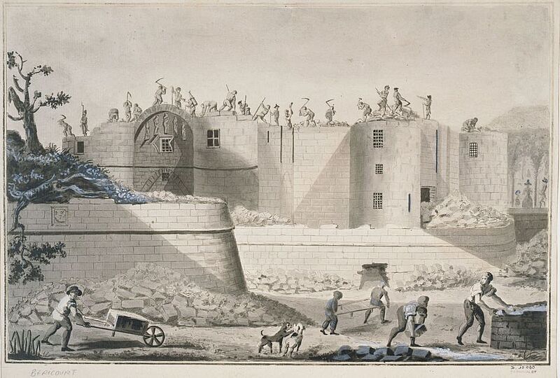 Démolition de la Bastille, Béricourt, Etienne, dessinateur, entre 1789 et 1800. Musée Carnavalet